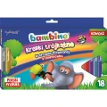 Kredki glinkowe St.Majewski BAMBINO 18 kol. (5903235003233)