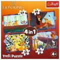 Puzzle Trefl Król Lew 4w1 el. (34653)
