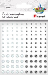 Kryształki Titanum Craft-Fun Series (24CY0324 (white,silver ))