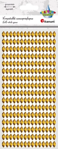 Kryształki Titanum Craft-Fun Series (24BR0201-175（gold ))