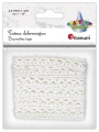 Wstążka Titanum Craft-Fun Series Koronka 12x3 [mm x m] biała (24BR0201)