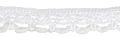 Wstążka Titanum Craft-Fun Series Koronka 12x3 [mm x m] biała (24BR0201)