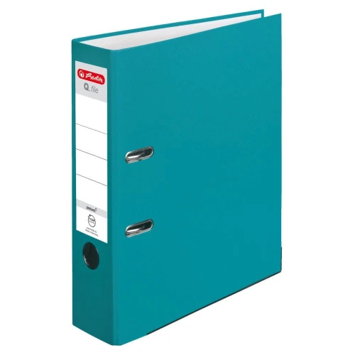 Segregator dźwigniowy Herlitz Q. file Standard A4 turkusowy (50016259)