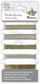 Wstążka Titanum Craft-Fun Series 5 wzorów 10x2 [mm x m] złota (709062（złota))
