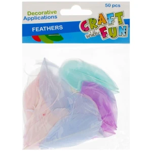 Piórka Craft with Fun Pastel mix 50 szt (501477)