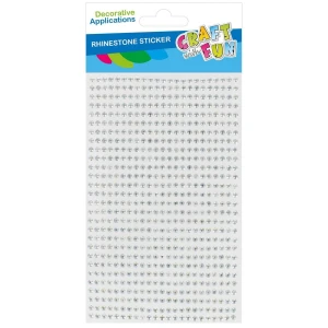 Kryształki Craft Fun srebrne (545873)