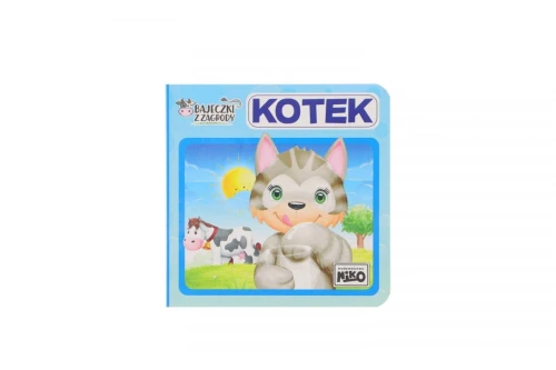Książeczka edukacyjna Niko bajeczki  z zagrody. kotek