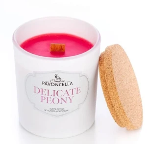 Świeczka ozdobna Pavoncella Classico Delicate Peony biała 135 g (5905711530141)