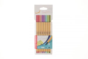 Cienkopis Stabilo, mix 0,4mm 8kol. (88/8-04)
