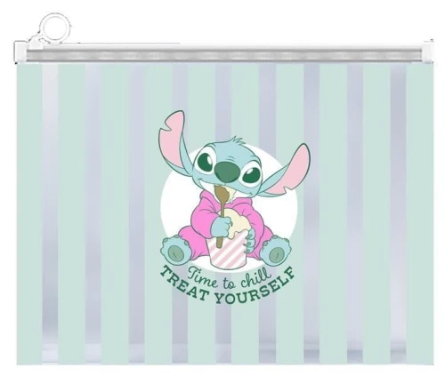 Teczka plastikowa na suwak Stitch A4 mix Beniamin