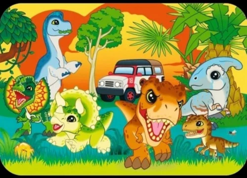 Puzzle Trefl Poznaj dinozaury 50 el. (20276)