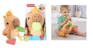 Pluszak Fisher Price KAPIBARA SENSORYCZNA 3 M +