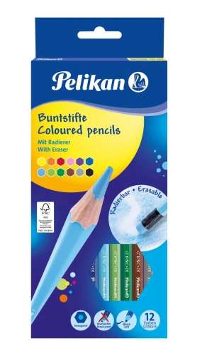 Kredki ołówkowe Pelikan 700689 12 kol. (100401600)