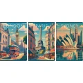 Zeszyt Herlitz Retro City A4 80k. 70g krata (400196847)