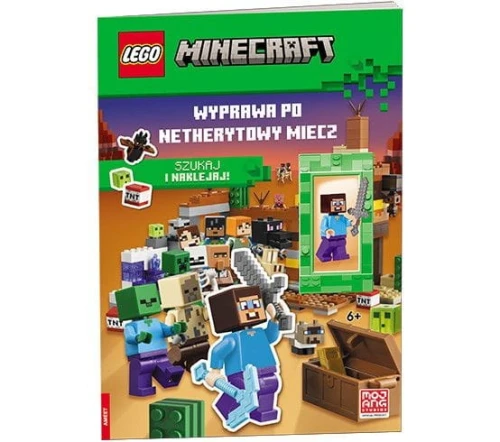 Książka dla dzieci Ameet LEGO® Minecraft®. Wyprawa po netherytowy miecz (MSF 5201)