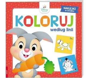 Książka dla dzieci Ameet Disney Maluch. Koloruj Według Linii (COLN 9201)