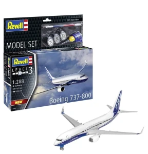 Model do sklejania Revell Set Boeing 737-800 (63809)