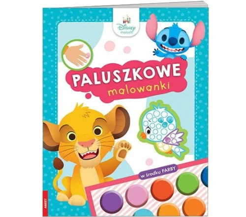 Książka dla dzieci Ameet Disney Maluch Paluszkowe Malowanki (PAL-9201)