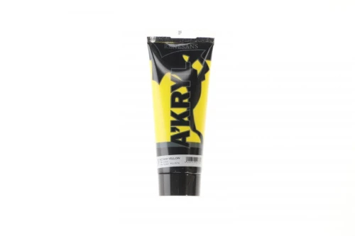 Farba akrylowa Renesans Żółta średnia kolor: yellow 200ml (05)