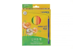 Kredki ołówkowe Lyra SOFT 4.0 18 kol. (L2421180)