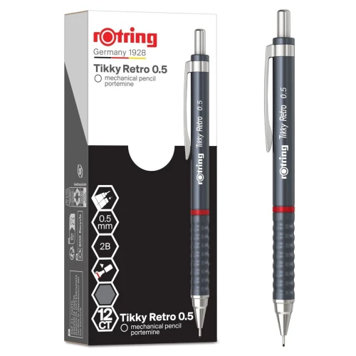 Ołówek automatyczny Rotring TIKKY RETRO GREY MP 0,5 (2202567)