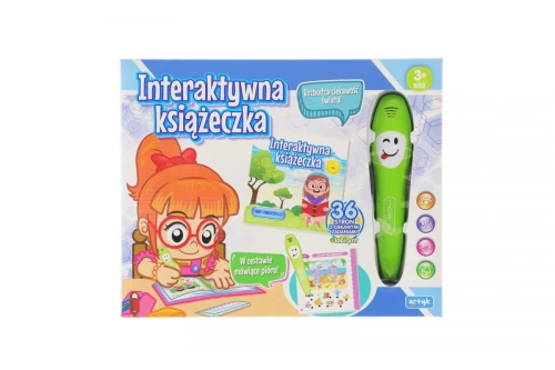 Książeczka edukacyjna Artyk interaktywna (143106)