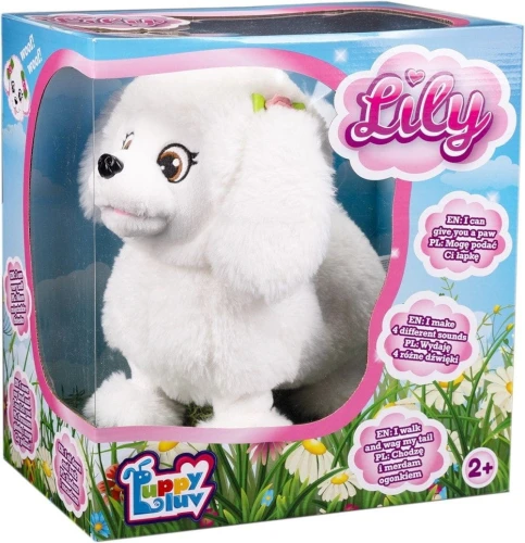 Pluszak interaktywny Tm Toys Puppy Luv Piesek interaktywny Pudel Lily (DKO0876)