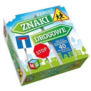 Gra edukacyjna Multigra ZNAKI DROGOWE- PAMIĘĆ