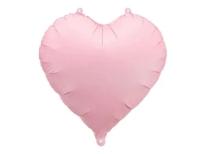 Balon foliowy Partydeco serce różowe, 45cm 18cal (FB9T-081)