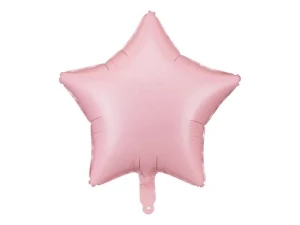 Balon foliowy Partydeco gwiazda różowa, 49cm 19cal (FB3T-081)