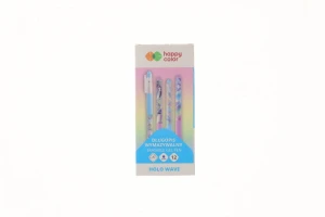 Długopis wymazywalny Happy Color Holo Wave niebieski 0,5mm (HA 4120 01HW-3)