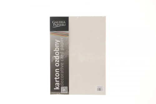 Papier ozdobny (wizytówkowy) Galeria Papieru lratka kremowy A4 kremowy 220g (201632)