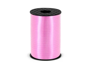 Wstążka Partydeco plastikowa jasny różowy, 5mm/225m 5x225 [mm x m] różowy jasny (PRP5-081J)