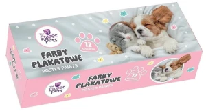 Farby plakatowe Beniamin The Sweet Pets kolor: mix 20ml 12 kolor. (2266)
