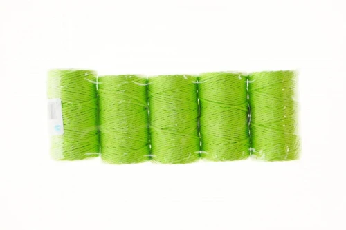 Sznurek Tierra ozdobny, pastel limonka 50m