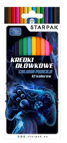 Kredki ołówkowe Starpak Pad 12 kol. (559670)