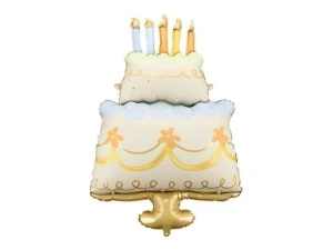 Balon foliowy Partydeco Tort, 62x104 cm (FB288)
