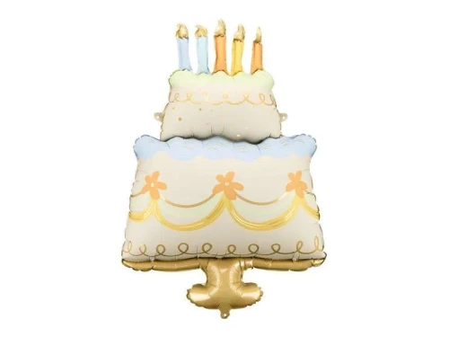 Balon foliowy Partydeco Tort, 62x104 cm (FB288)