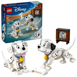 Klocki konstrukcyjne Lego Disney 101 dalmatyńczyków — Szczeniaczki Szczęściarz i Penny (43271)