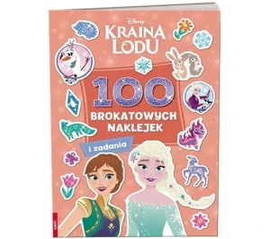 Książeczka edukacyjna Ameet Kraina Lodu. 100 Brokatowych Naklejek (NB 9109)