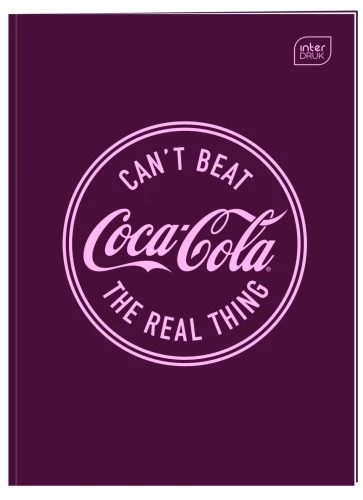 Zeszyt tematyczny Interdruk COCA COLA HYBRID A6 32k. 70g krata (do słówek)