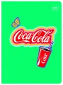 Zeszyt Interdruk COCA COLA MAT+UV A5 32k. 70g trzy linie