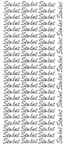 Naklejka (nalepka) Farro Sto lat srebrne (009)