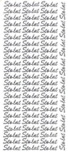 Naklejka (nalepka) Farro Sto lat srebrne (009)