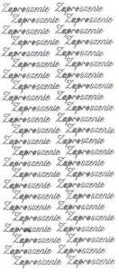 Naklejka (nalepka) Farro Zaproszenie srebrne (004)