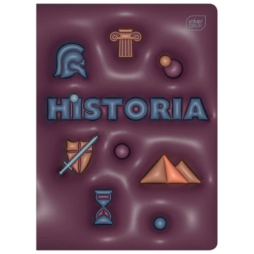 Zeszyt tematyczny Interdruk HYBRID HISTORIA A5 60k. 70g krata (+pigułka wiedzy)