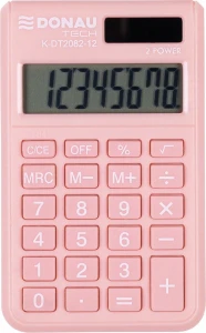 Kalkulator kieszonkowy Donau Tech morelowy (K-DT2082-12)