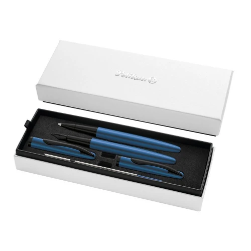 Zestaw piśmienniczy Jazz Noble Elegance Aqua pióro wieczne + pióro kulkowe Pelikan (400197484)