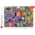 Puzzle Koci alfabet 500 el. Trefl (37527)
