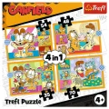 Puzzle Garfield 4w1 4w1 el. Trefl (34673)